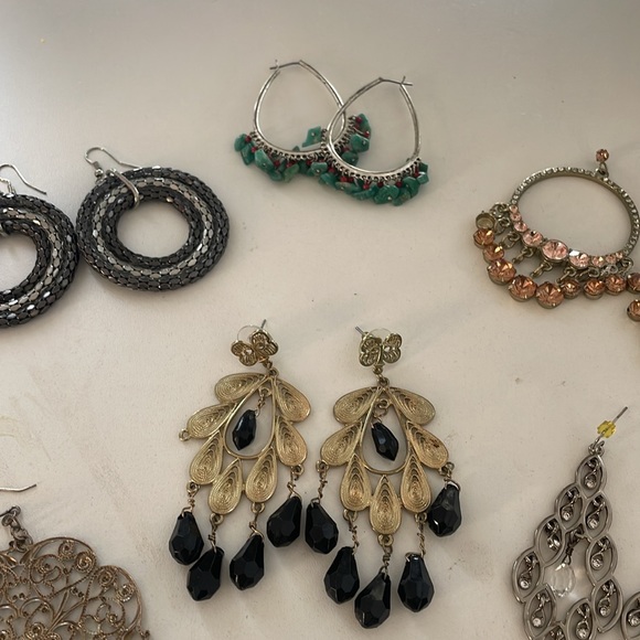 Vintage statement earrings - Picture 4 of 4